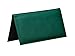 Dwellbee Leather Checkbook Cover with Register Holder and Carbon Copy Divider (Cowhide Leather, Green)