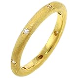 Style Etoile CZ Gold Eternity Band Ring