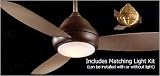 Minka Aire Ceiling Fan F577ORB Concept I Wet Fan - Oil-Rubbed Bronze Outdoor Indoor Fans 52