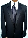 Tuxedo - Stand up and Cheer - $179.95 Impossible Pricing at SmartTuxedo - Incredibly Soft Poly/Viscose Blend, "Zoe" 2 Button Notch Lapel Tuxedo