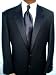 Tuxedo - Stand up and Cheer - $179.95 Impossible Pricing at SmartTuxedo - Incredibly Soft Poly/Viscose Blend, "Zoe" 2 Button Notch Lapel Tuxedo