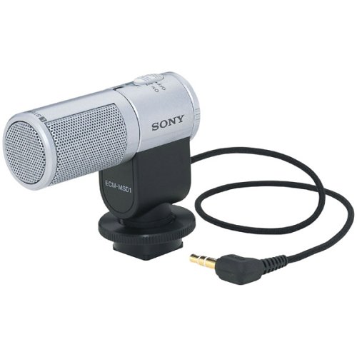 Sony ECMMSD1 Stereo Zoom Camcorder Microphone for DCRHC20/30/40/65/85, DCRVX2100, HDRFX1