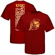 NCAA USC Trojans Cardinal Big Vert T-shirt