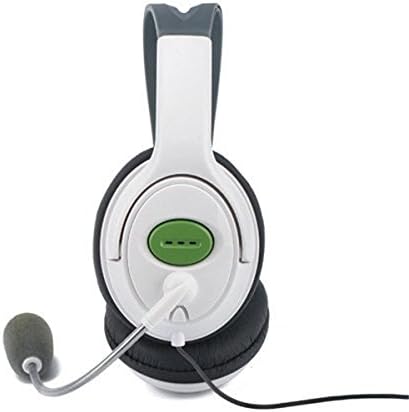 HIGHOT White Gaming Headset with Microphone / Mic for Microsoft Xbox 360