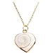 Swirl by the Sea Shell Heart Necklace