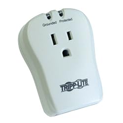 Tripp Lite TRAVELCUBE 1-Outlet Notebook Surge Protector (540 Joules, Tel/DSL)