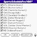 Sports Schedule Pro NBA downloadable Software