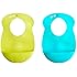 Tommee Tippee Explora Easi Roll Bib, Blue and Green  2 Count (Color may vary)