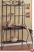 Metal & Wood Baker's Kitchen Rack w/Wine Storage