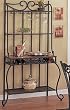 Metal & Wood Baker's Kitchen Rack w/Wine Storage