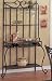 Metal & Wood Baker's Kitchen Rack w/Wine Storage
