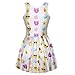 Voglee Women's Print Skater Dress