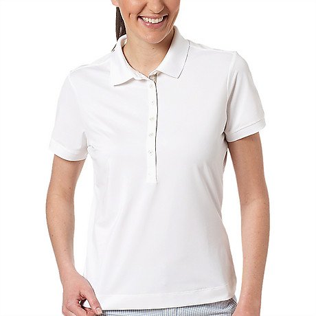 Nike Damen Polo Shirt DRI-FIT RIBBON PLACKET, classic charcl, M
