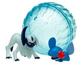 Pokemon Advanced Generation Mini Figure Set Mudkip vs. Absol