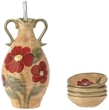 Ambiance Fleur Rustique 5 Piece Oil Bottle Set