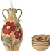 Ambiance Fleur Rustique 5 Piece Oil Bottle Set