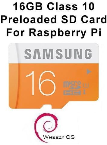 16GB Preloaded Micro SD Card With "Wheezy" For All Models of Raspberry Pi - Including Raspberry Pi 2