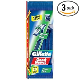 Gillette 36 Pivot Plus Razors $10.04