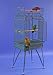 Polly's Pleasures Victorian Wrought Iron Bird Cage 22 X 17