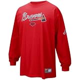 Nike Atlanta Braves Red Practice Long Sleeve T-shirt