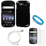 Candy Black Rubberized Protective Crystal Hard Case Cover for T-Mobile Sams ....