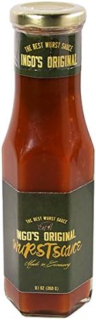 Ingo's Original Wurstsauce Hot - Extra Scharf - 250 G - 8.1 Oz Currywurst Sauce