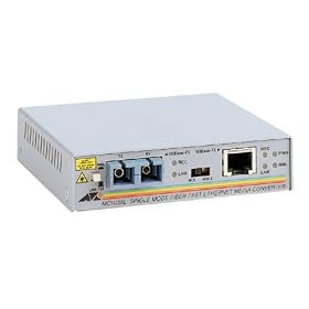 15km 100btx To 100bfx Sc Smf Media Converter by Allied Telesis
