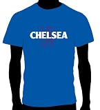 Chelsea FC Essential Logo Soccer Tee, Adult Medium - Royal