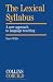 Book Lexical Syllabus