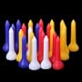 100Pcs 35mm Mixed Color Plastic Golf TEES