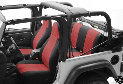 Jeep Wrangler JK TJ YJ LJ CJ Coverking Neoprene Custom Fit Seat Covers