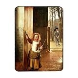 Children in a Doorway with 'Colf' Sticks,.. - iPad Cover (Protective Sleeve) - Art247 - IPads 1 And 2