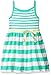 Nautica Girls' Multi-Stripe Tank Dress with Grosgrain Sash