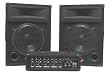 Nady MPM-4130 PA212 PA System with 4 Channel Powered Mixer and Two 12 Inch Speakers