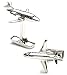 Gulfstream Jet Sterling Silver Cufflinks Cuff Links