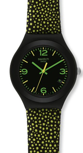 Swatch Damen-Armbanduhr Yellow Drops YGB4004