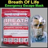 Emergency Escape Mask - Breath-Of-Life -- URBAN SURVIVAL / FIRE / CHEMICAL / DUST / BIOLOGICALS