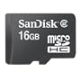SanDisk 16 GB microSDHC Flash Memory Card SDSDQ-016G (Bulk Packaging)