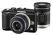 Olympus E-PL2 Compact System Camera - Black (inc. M.ZUIKO DIGITAL 14-42mm II Black & M.ZUIKO DIGITAL ED 40-150mm Black  lenses)