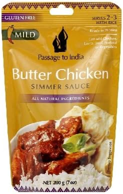 Passage Foods Simmer Sauce Butter Chicken 18x 7OZ