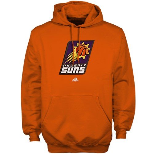 adidas Phoenix Suns Orange Full Primary Logo Hoody Sweatshirt (X-Large)