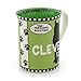 Our Name Is Mud 16-Ounce 'Clever Cat' Mug by Lorrie Veasey, 4.5-Inch