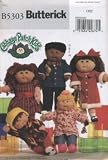 Butterick 5303 Pattern for Cabbage patch doll clothes designed to fit 16 and 20 inch doll.