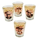 John Wayne Shot Glasses Set of 4 by Bettys Attic