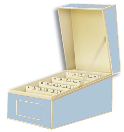 Semikolon A6 Index Card File Box, 4 x 6 Inches, 