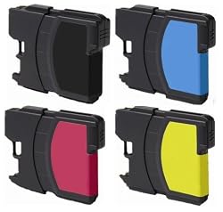 9 Pack (3 Black + 2 each color) Non-OEM Ink Cartridge for LC61 Brother (15.5mL Each Cartridge) DCP 165C MFC 250C 255CW 290C 295CN 385CW 490CW 585CW 790CW 5490CW 5890CW 6490CW