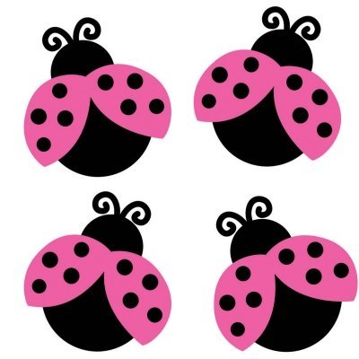 Felt Lady Bugs Confetti