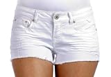 Wallflower 5 Pocket Colored Denim Short Shorts