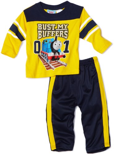 Thomas & Friends Baby-boys Infant Bust My Buffers Clothing Set, Yellow, 12 Months