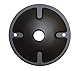 NUVO Lighting SF76/665 One Light Die Cast Aluminum Durable Outdoor Landscape Lighting Security Flood Mounting Plate, Dark Bronze